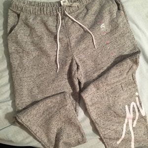 Victoria’s Secret pink cutoff sweatpants